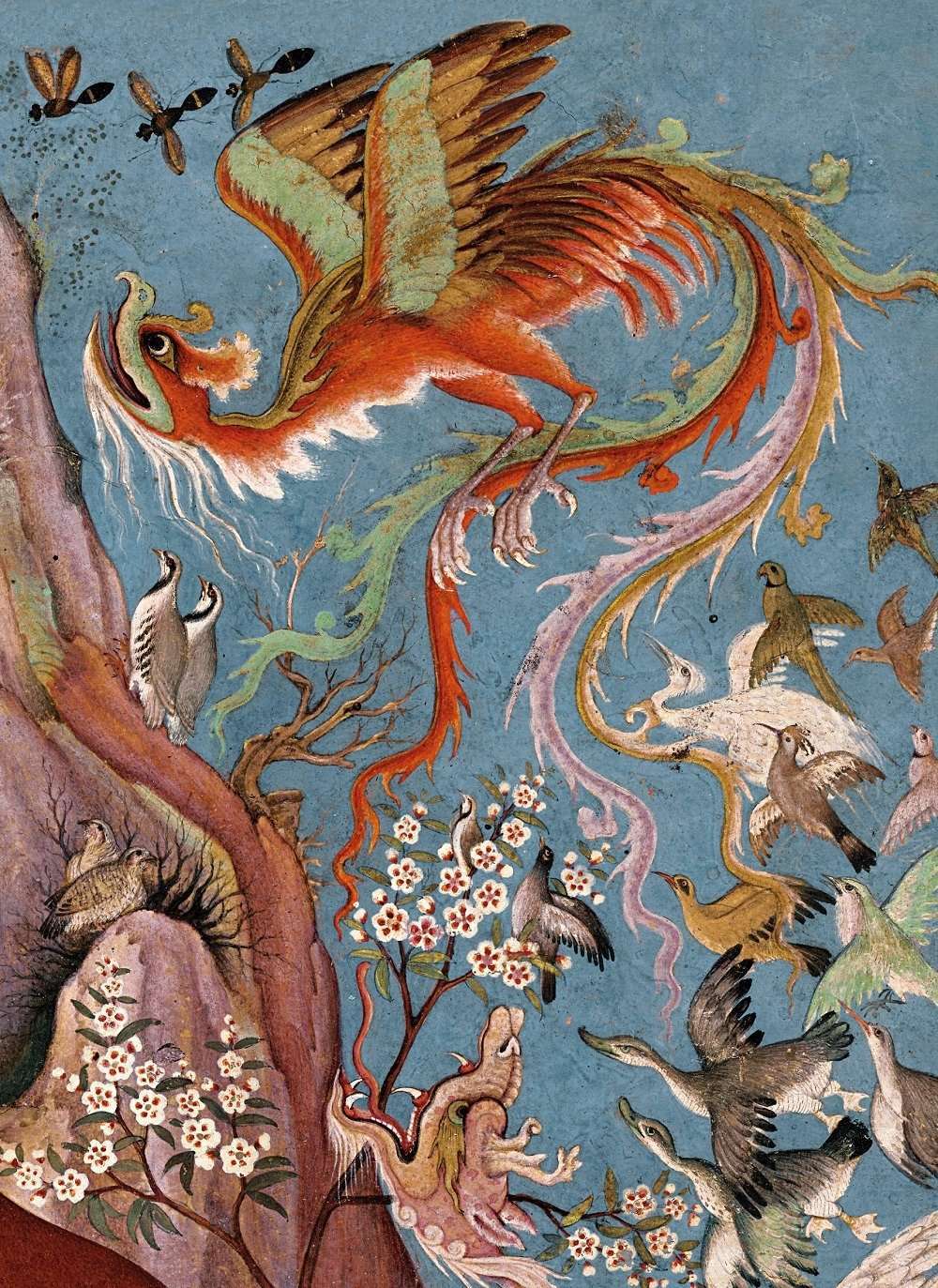 Detail featuring the Simurgh
